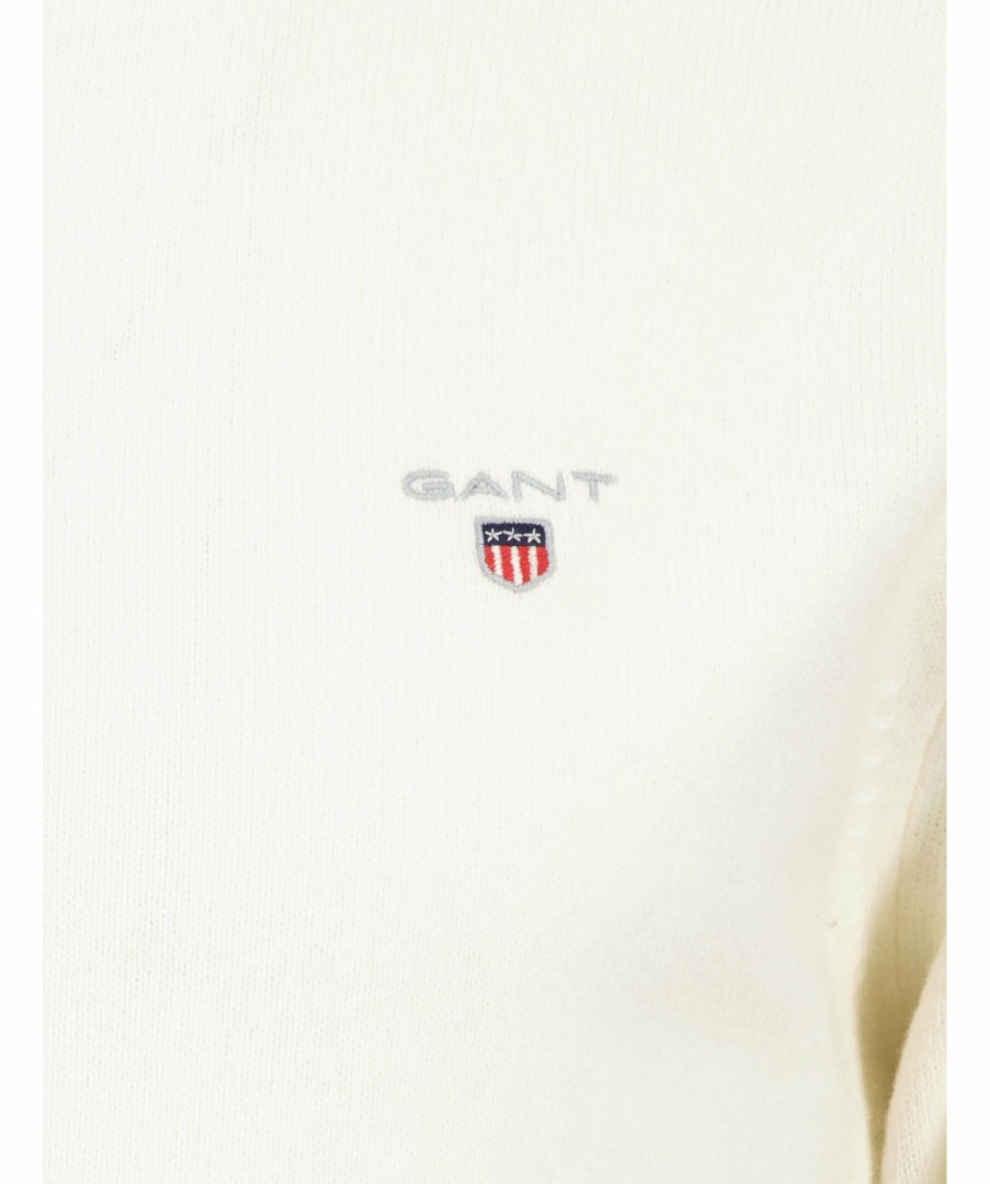 Man Gant Trojor & Hoodies | Superfine Lambswool Crew