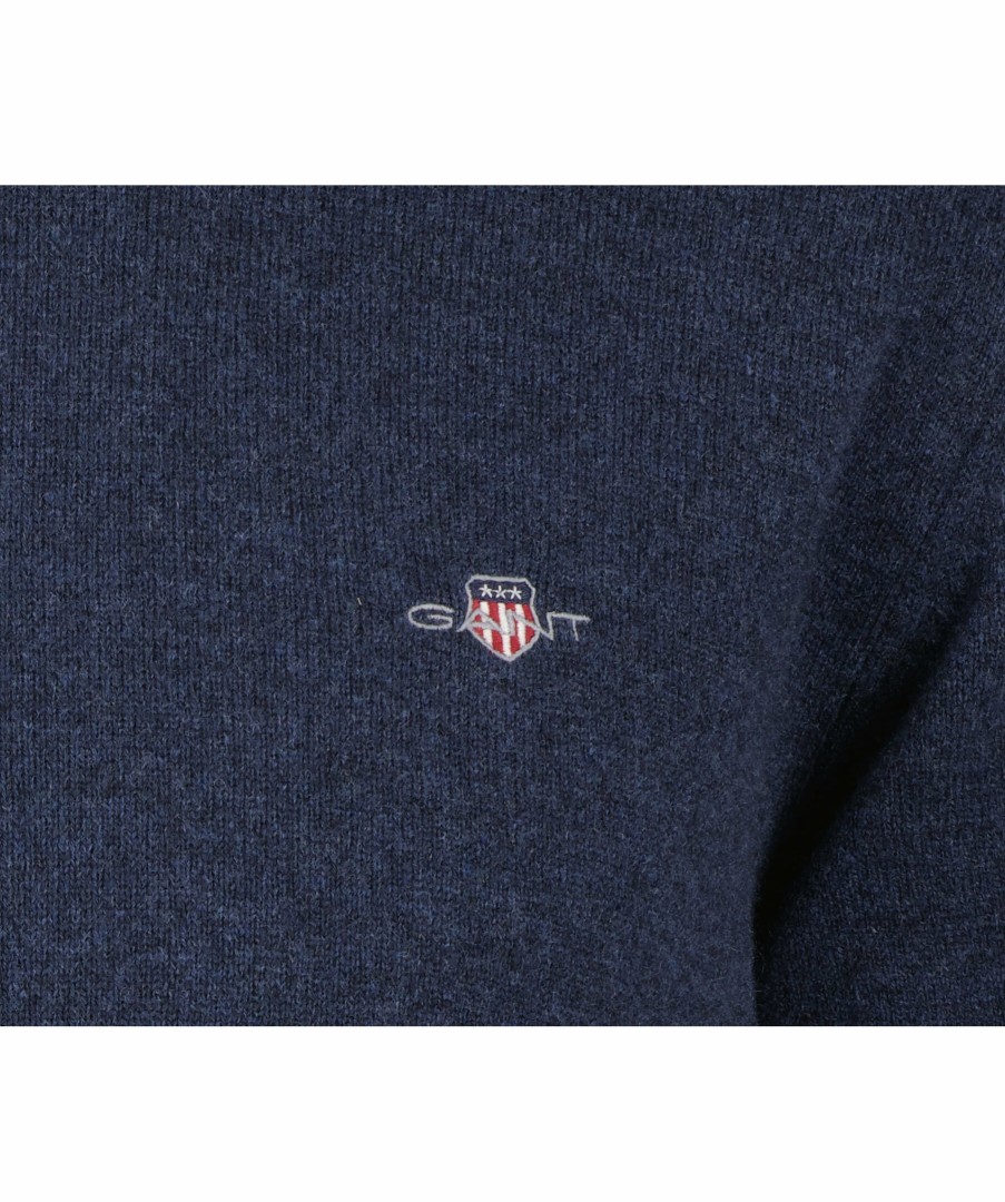 Man Gant Trojor & Hoodies | Superfine Lambswool Crew