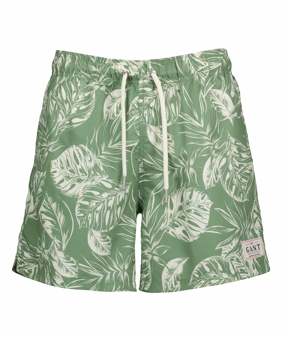 Man Gant Badshorts | Tropical Leafs Swim Short