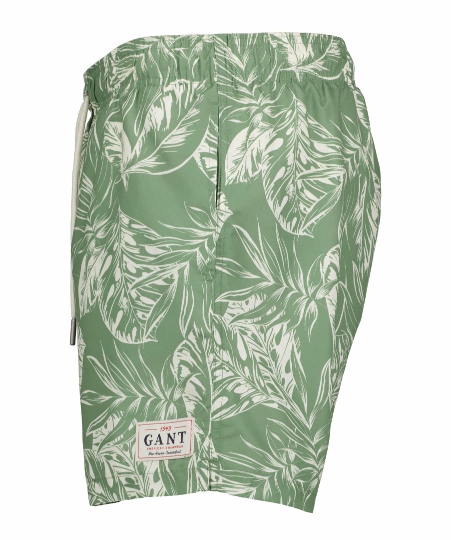 Man Gant Badshorts | Tropical Leafs Swim Short