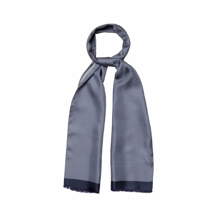 Man Eton Halsdukar & Scarf | Geometric Silk Scarf