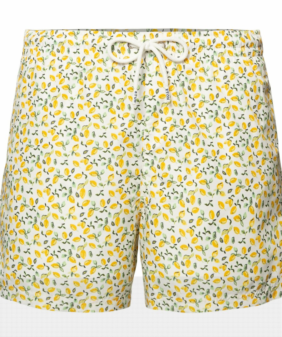 Man Eton Badshorts | Lemon Swim Shorts