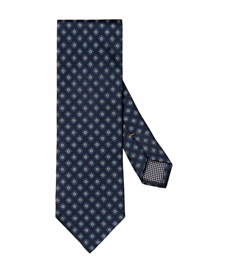 Man Eton Slipsar | Geometric Silk Tie