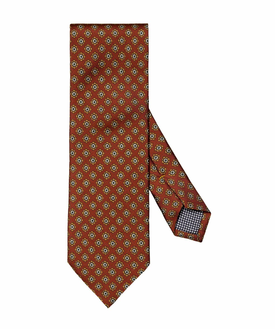 Man Eton Slipsar | Geometric Silk Tie