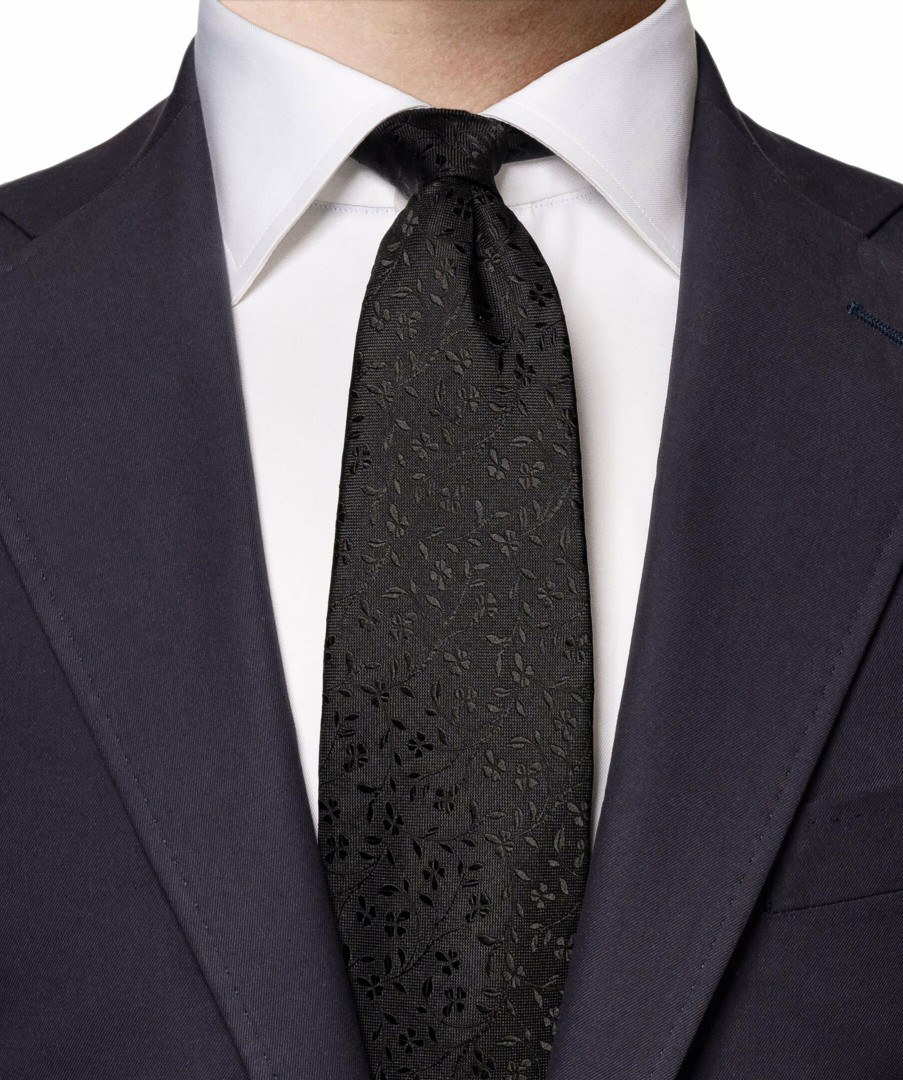 Man Eton Slipsar | Floral Silk Tie