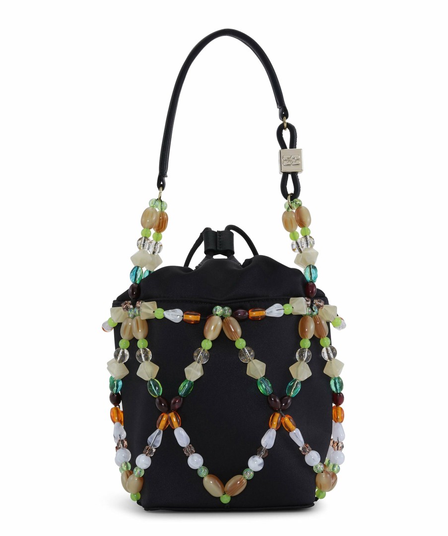 Kvinna Ganni Axelremsvaska | Party Bucket Beads Bag