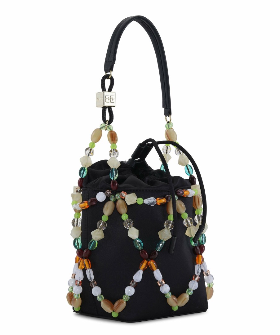 Kvinna Ganni Axelremsvaska | Party Bucket Beads Bag