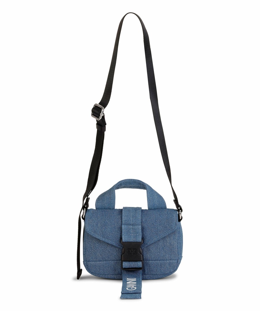 Kvinna Ganni Axelremsvaska | Recycled Dnm Mini Satchel