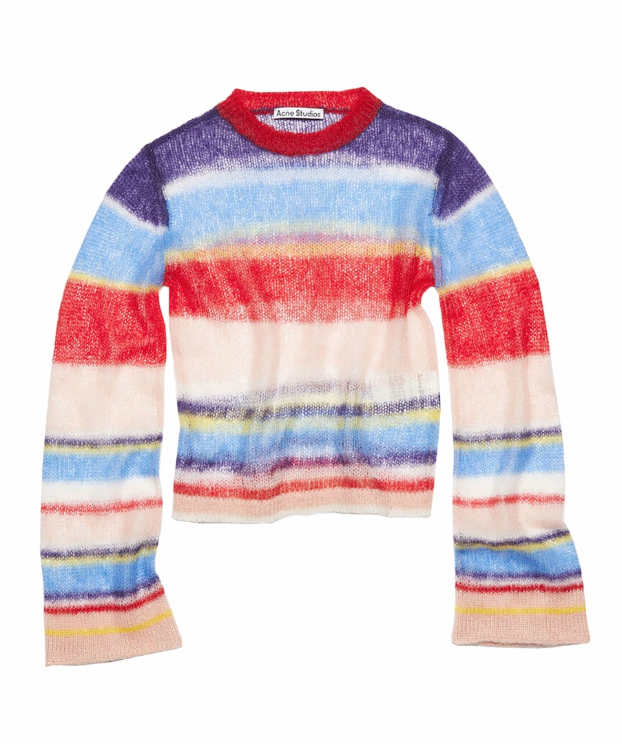 Kvinna Acne Studios Trojor & Hoodies | Karis Mohair Stripe