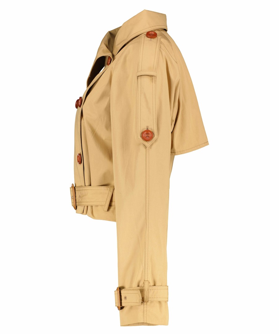 Kvinna Acne Studios Kappor | Oskana Short Trench