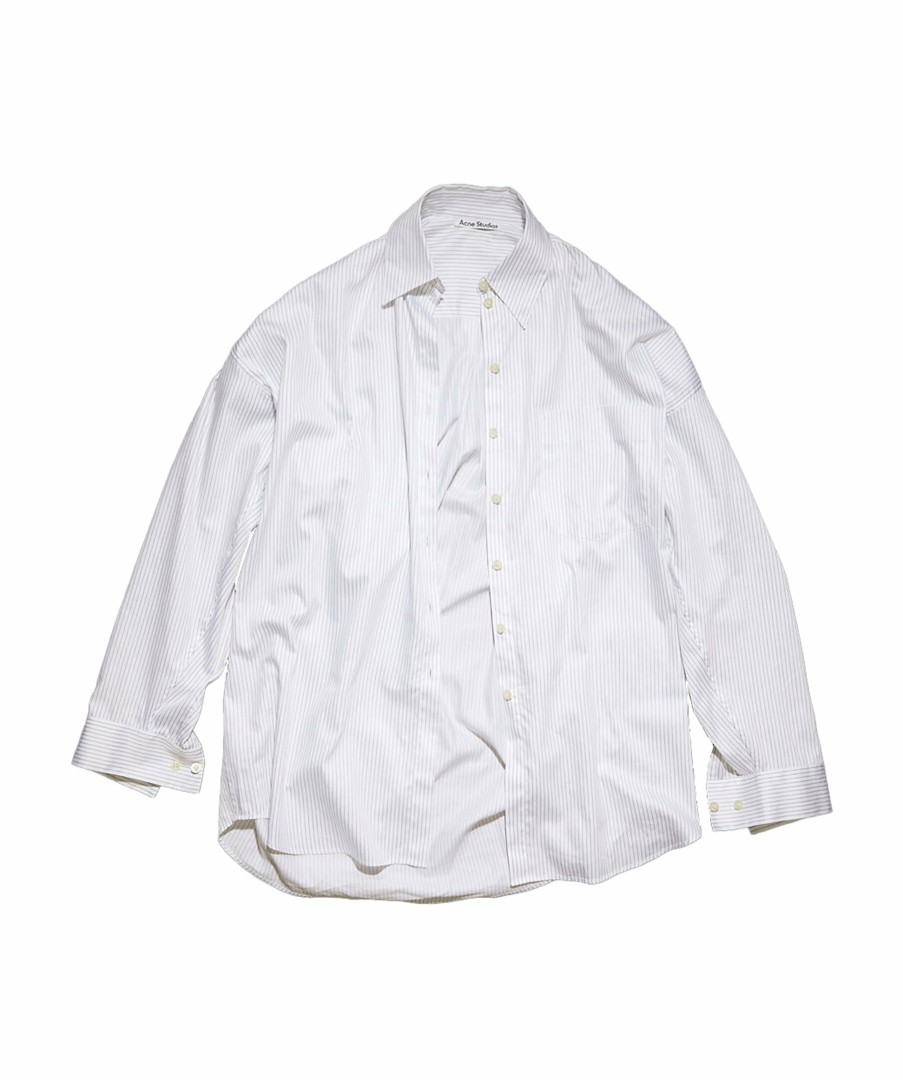 Kvinna Acne Studios Skjortor | Sueli Pinstripe Shirt