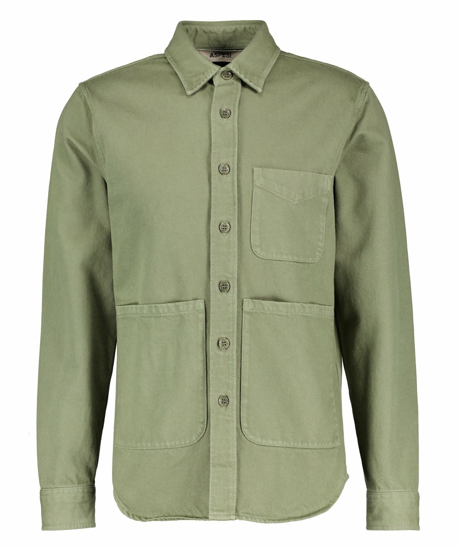 Man Aspesi Overshirts | Cotton Shirt