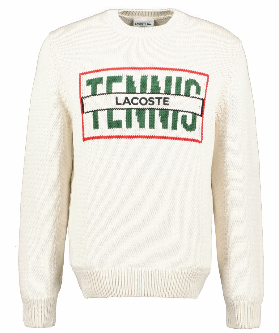 Man Lacoste Trojor & Hoodies | Tennis Knit Crewneck