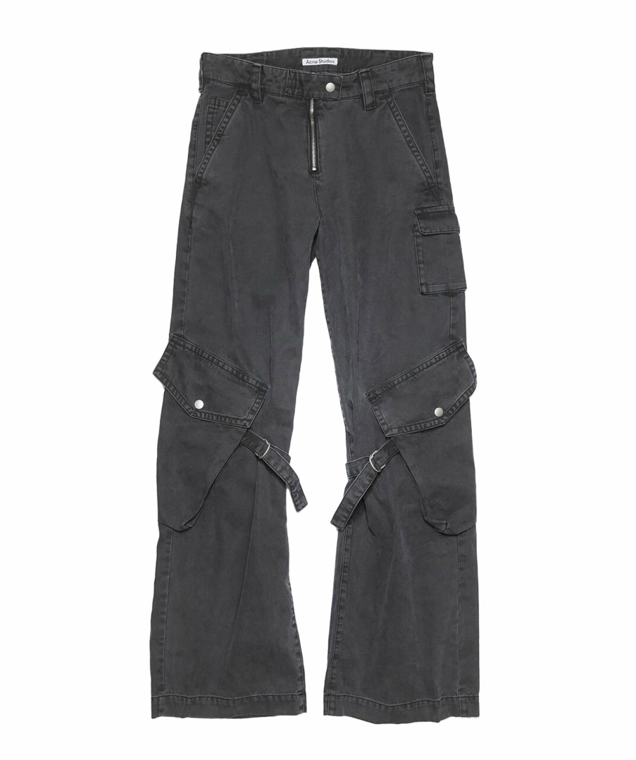 Kvinna Acne Studios Byxor | Potina Cotton Cargo Pant