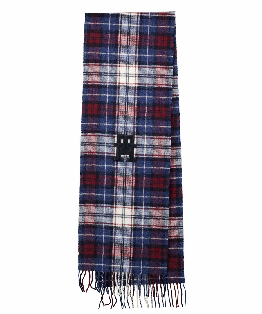 Man Tommy Hilfiger Halsdukar & Scarf | Th Monogram Tartan