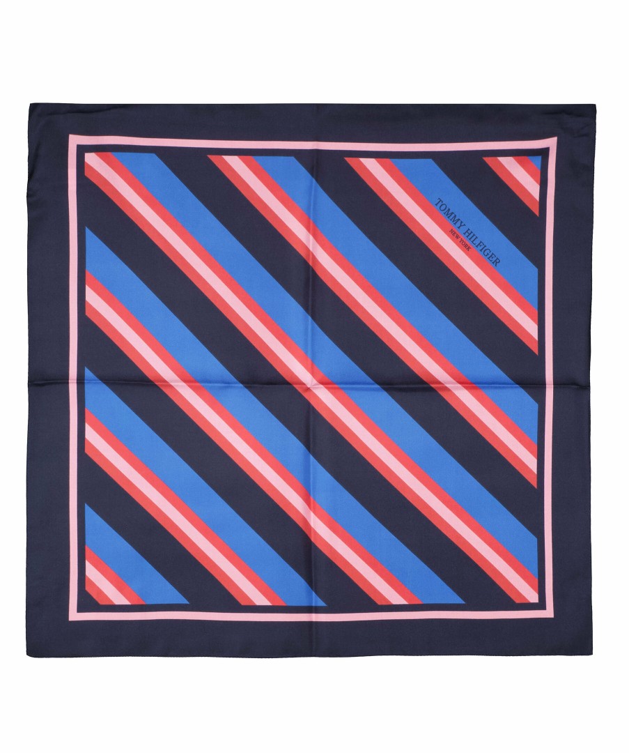 Kvinna Tommy Hilfiger Halsdukar & Scarves | Spring Fresh Silk Scarf