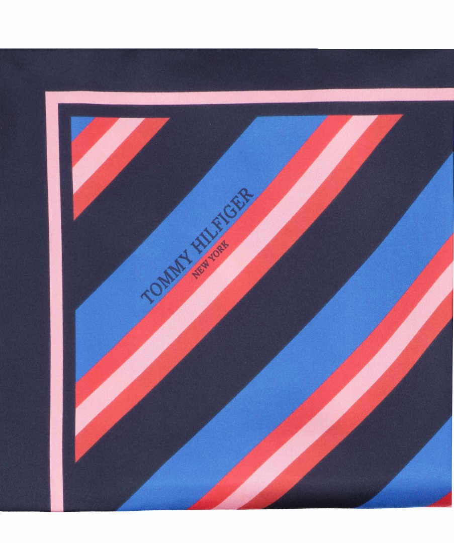 Kvinna Tommy Hilfiger Halsdukar & Scarves | Spring Fresh Silk Scarf