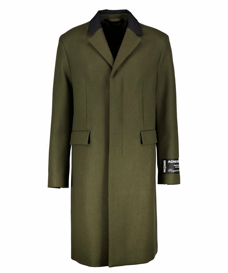 Man Acne Studios Rockar | Orkar Melange Wool Coat