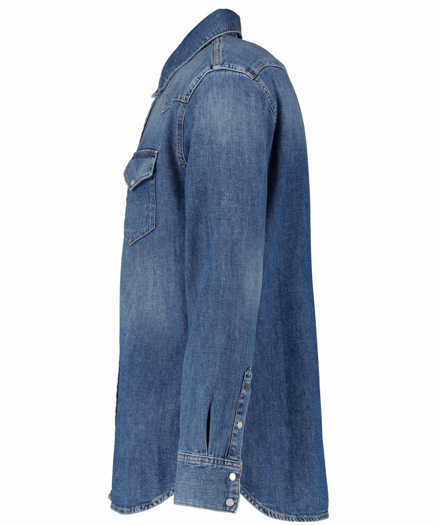 Man Acne Studios Skjortor | Karty Vintage Blue