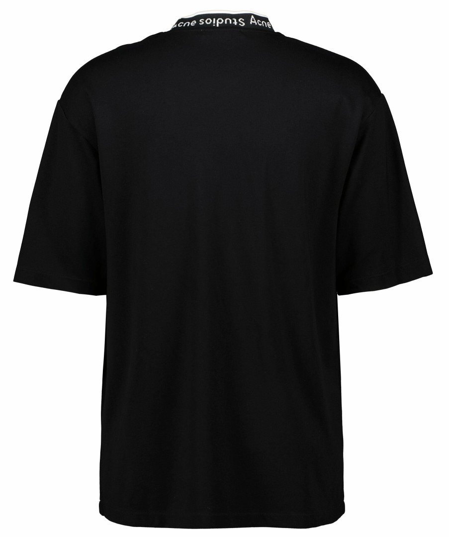 Man Acne Studios T-Shirts | Neck Logo Tee