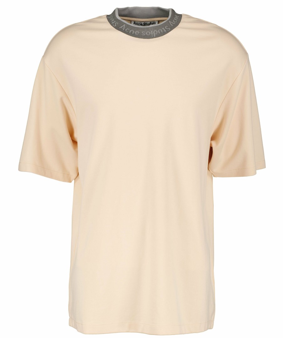 Man Acne Studios T-Shirts | Neck Logo Tee