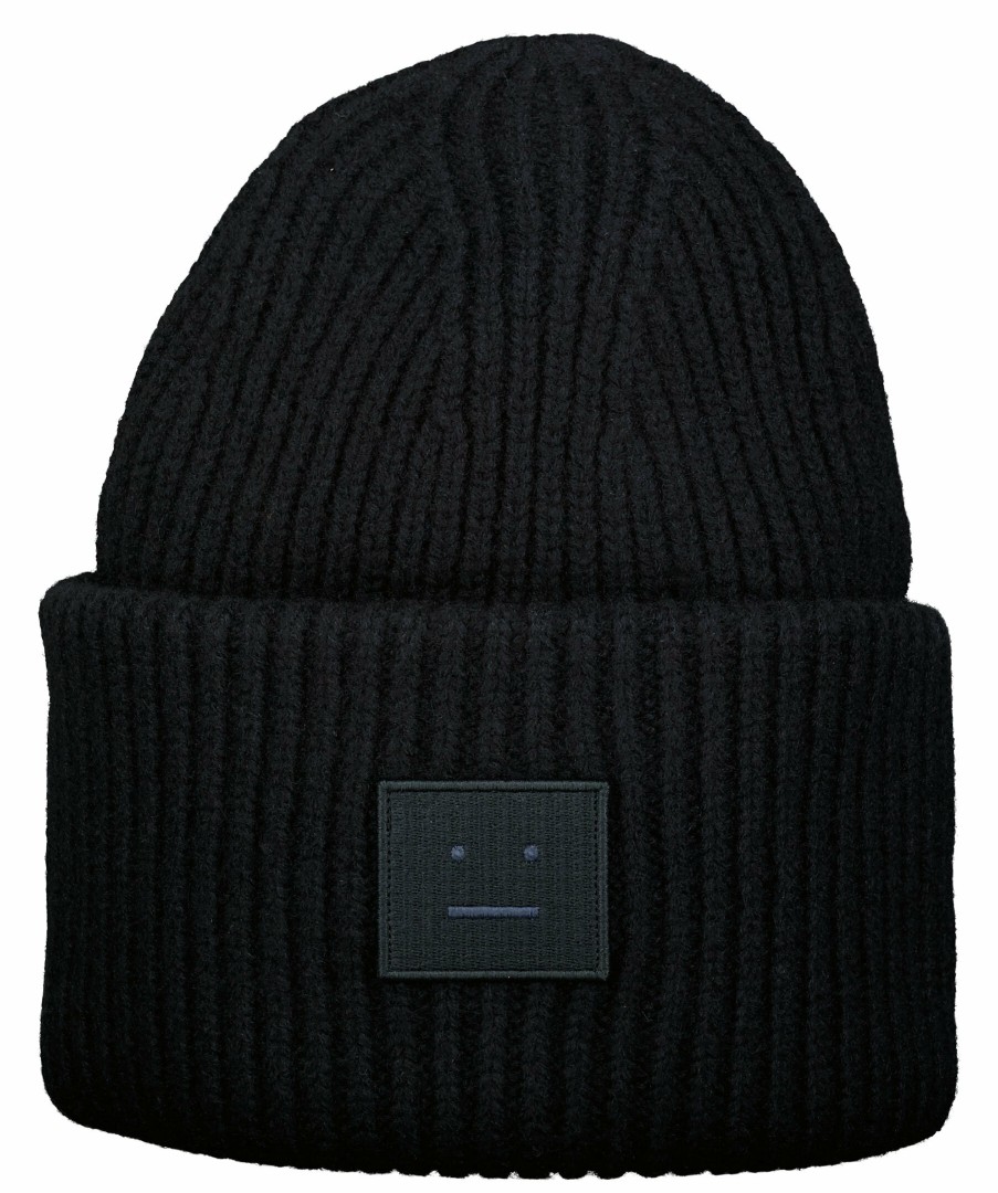 Kvinna Acne Studios Mossor | Pansy Face Beanie