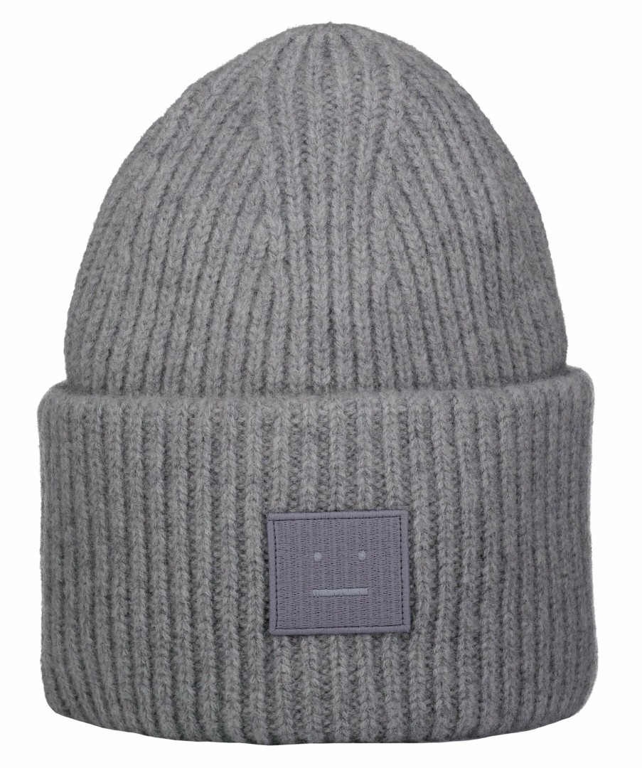 Kvinna Acne Studios Mossor | Pansy Face Beanie