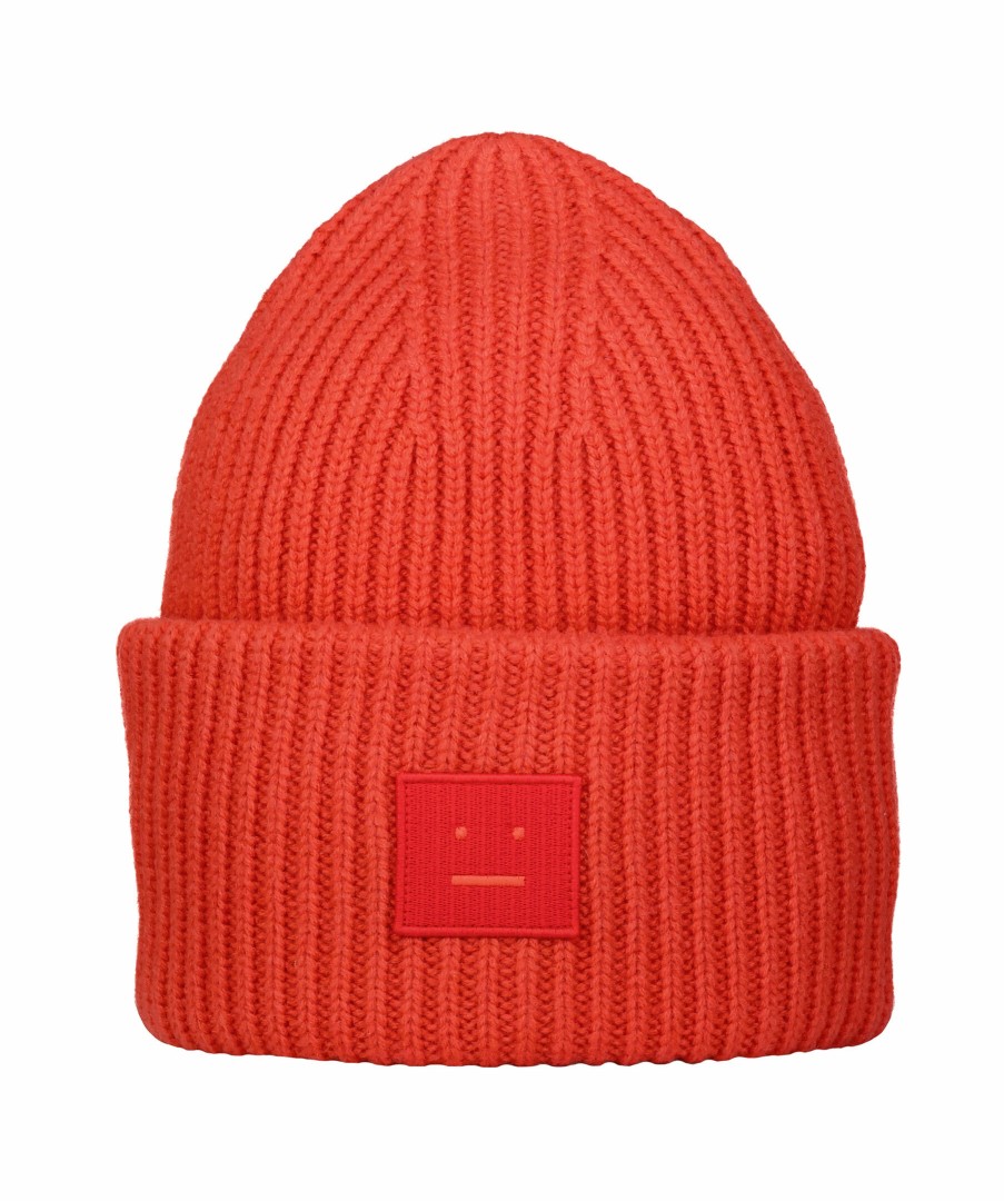 Kvinna Acne Studios Mossor | Pansy Face Beanie