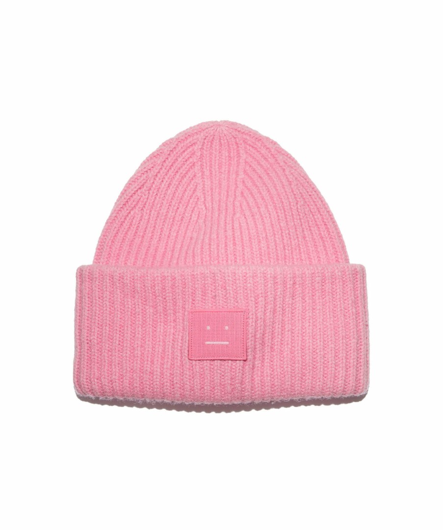 Kvinna Acne Studios Mossor | Pansy Face Beanie