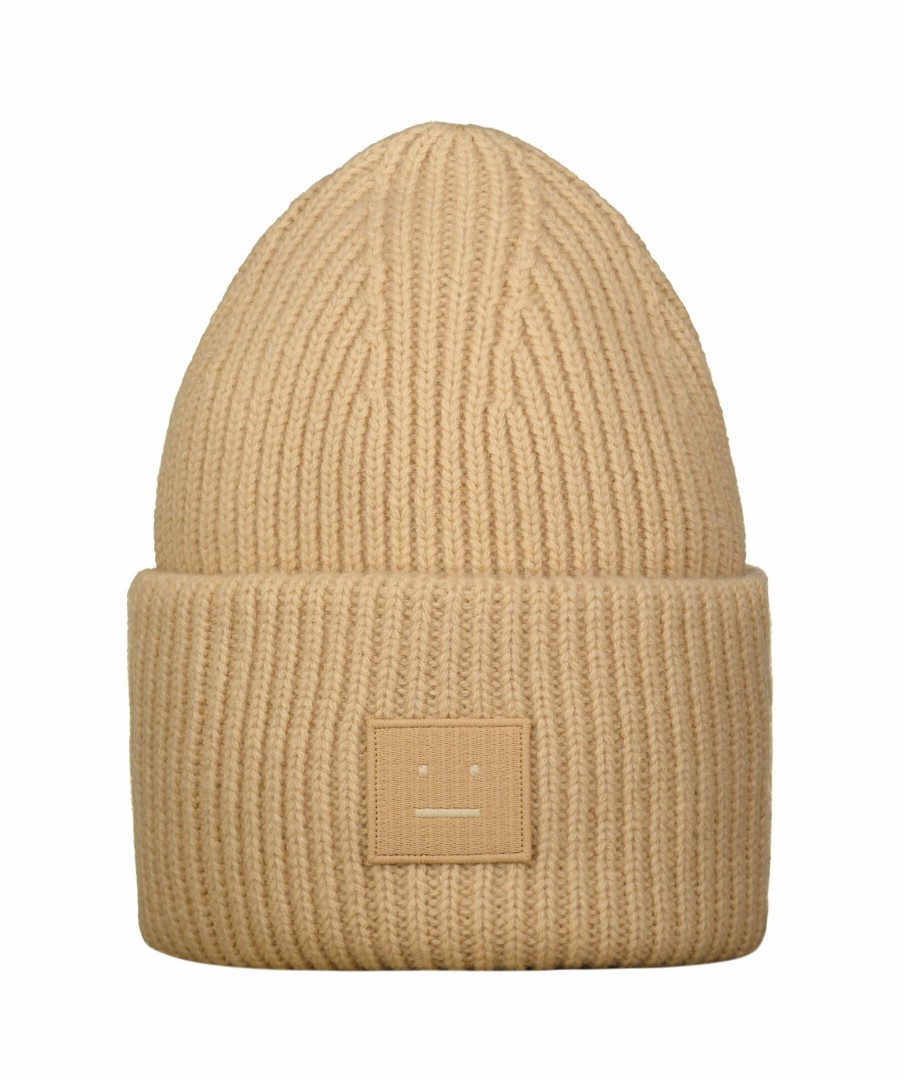 Kvinna Acne Studios Mossor | Pansy Face Beanie