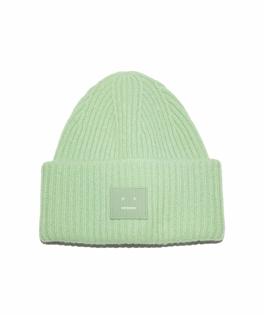 Kvinna Acne Studios Mossor | Pansy Face Beanie