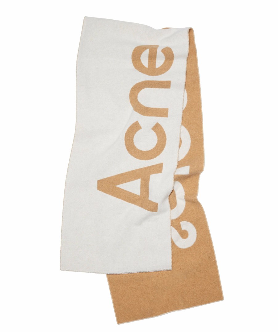 Kvinna Acne Studios Halsdukar & Scarves | Logo Jaquard Scarfs