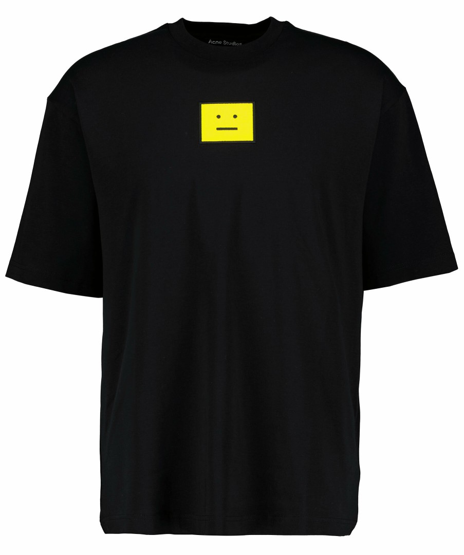 Man Acne Studios T-Shirts | Center Face Tee