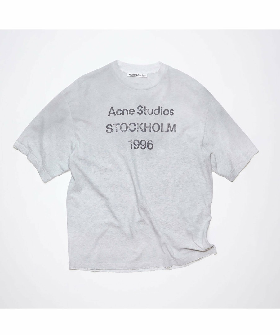 Man Acne Studios T-Shirts | Exford U 1996 Melange