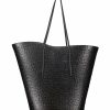 Kvinna Little Liffner Tote Bags | Soft Tulip Emb Calf Tote