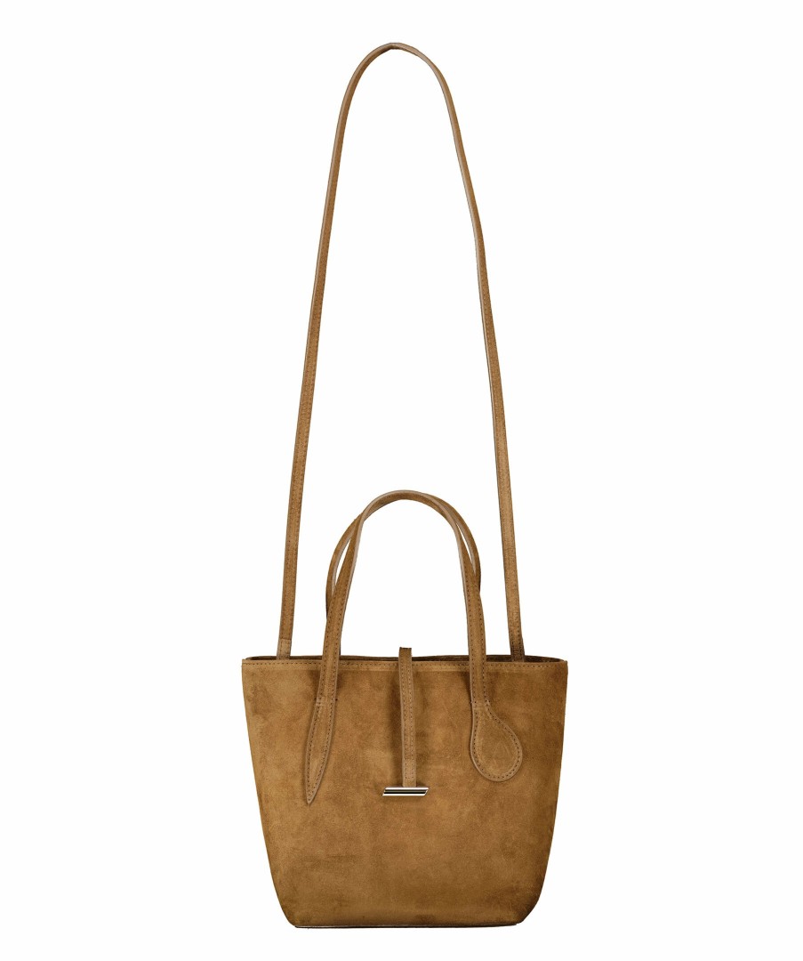 Kvinna Little Liffner Tote Bags | Sprout Suede S Tote Mini