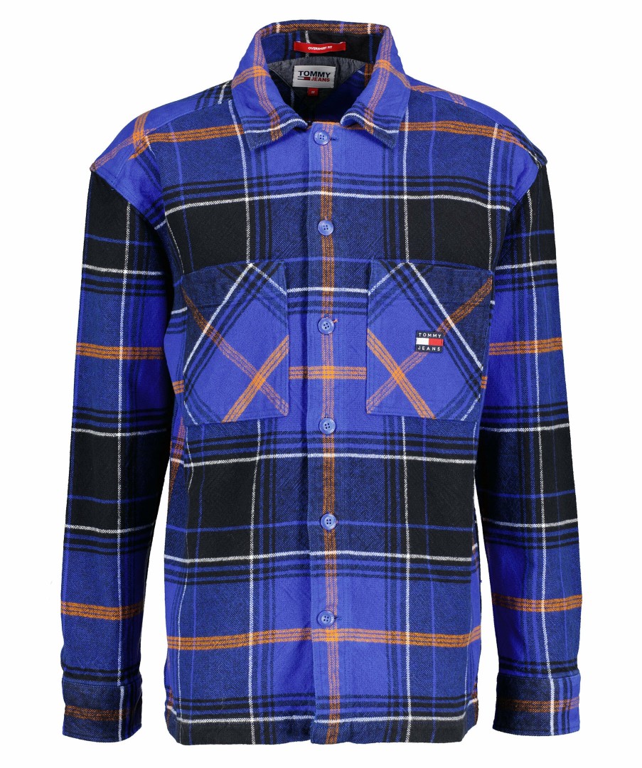 Man Tommy Jeans Overshirts | Brushed Check Overshirt