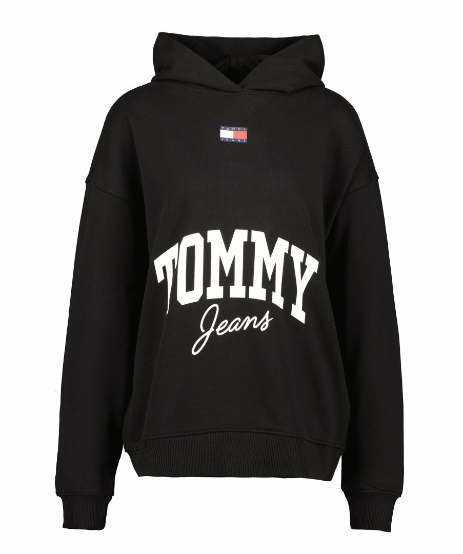 Kvinna Tommy Jeans Trojor & Hoodies | Tjw New Varsity Hoodie