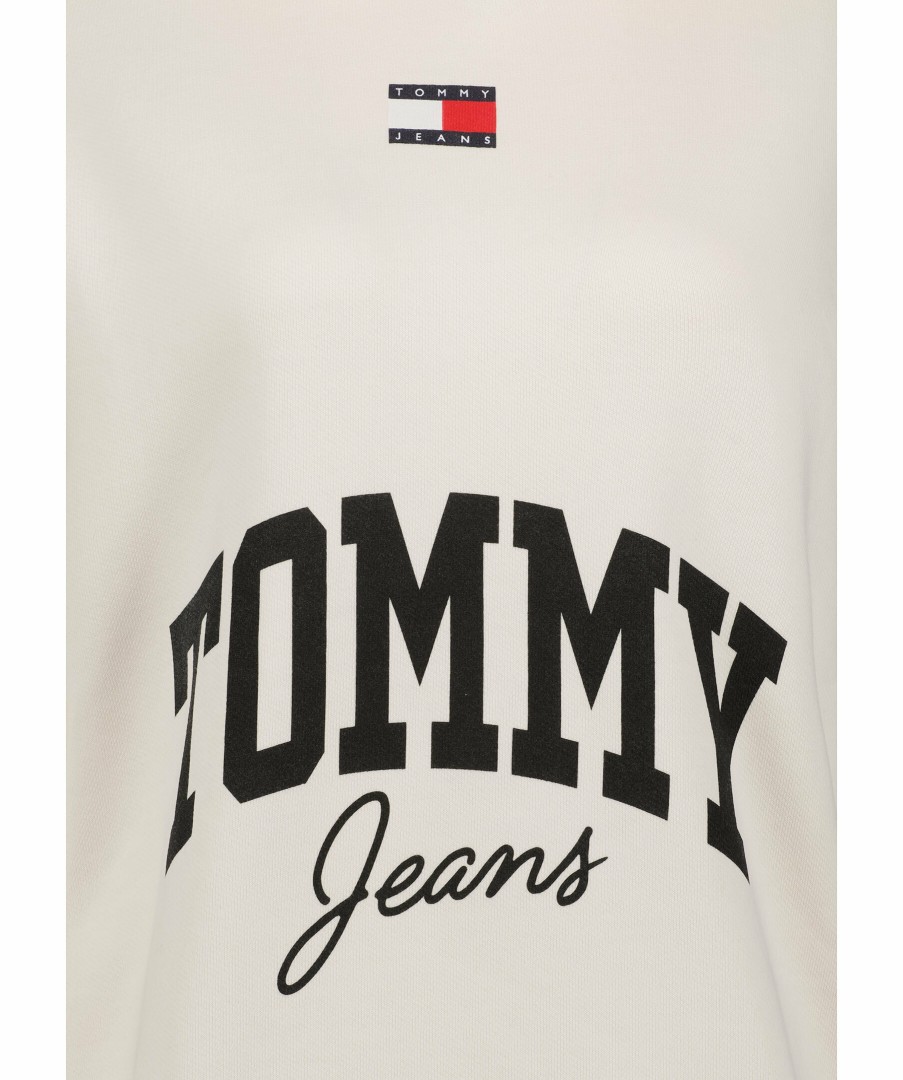 Kvinna Tommy Jeans Trojor & Hoodies | Tjw New Varsity Hoodie