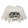 Kvinna Tommy Jeans T-Shirts | Tjw Crop Varsity Tee