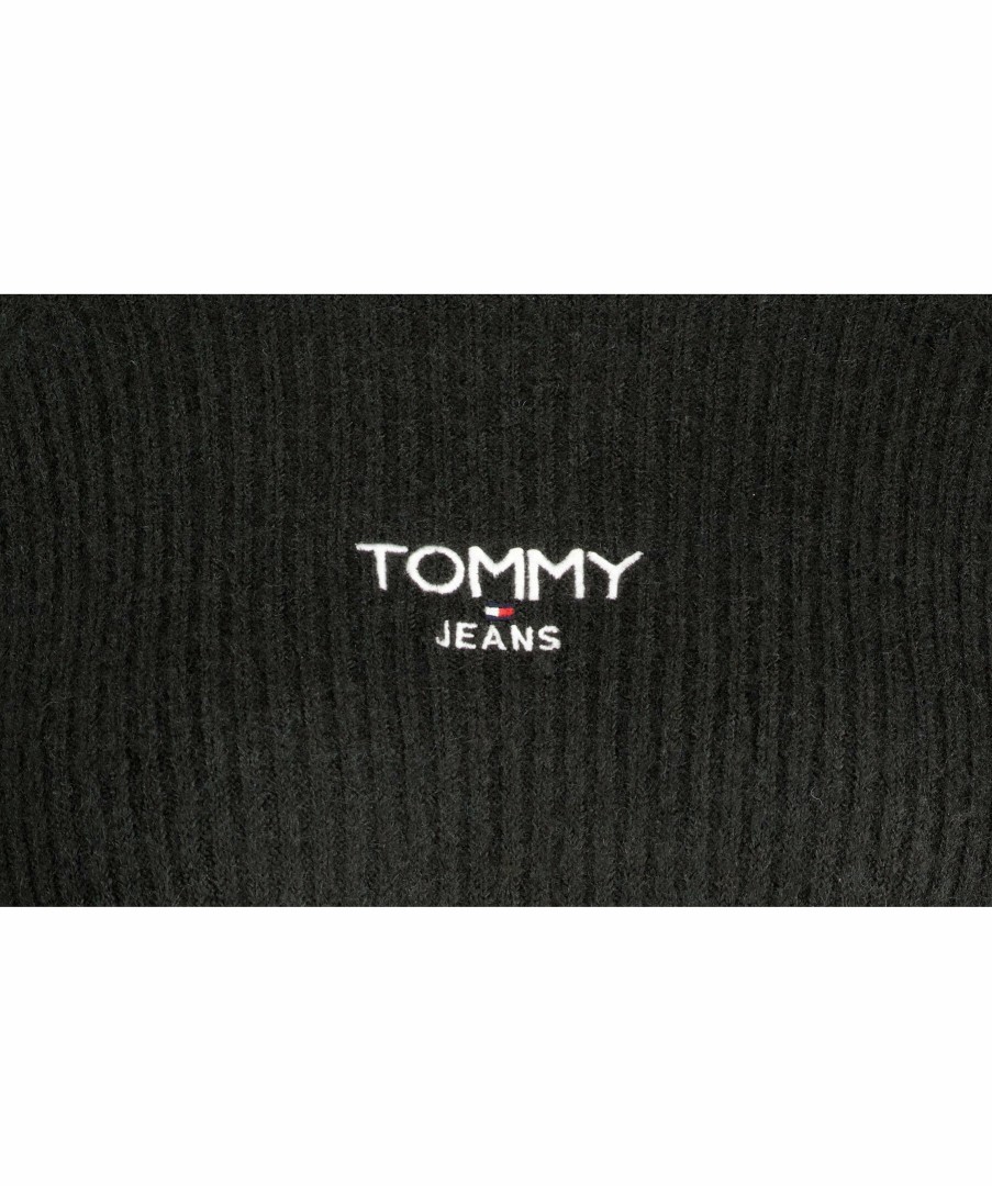 Kvinna Tommy Jeans Trojor & Hoodies | Tjw Rlx Turtleneck Knit