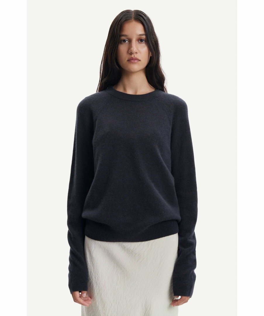 Kvinna Samsoe Samsoe Trojor & Hoodies | Boston Cashmere Knit