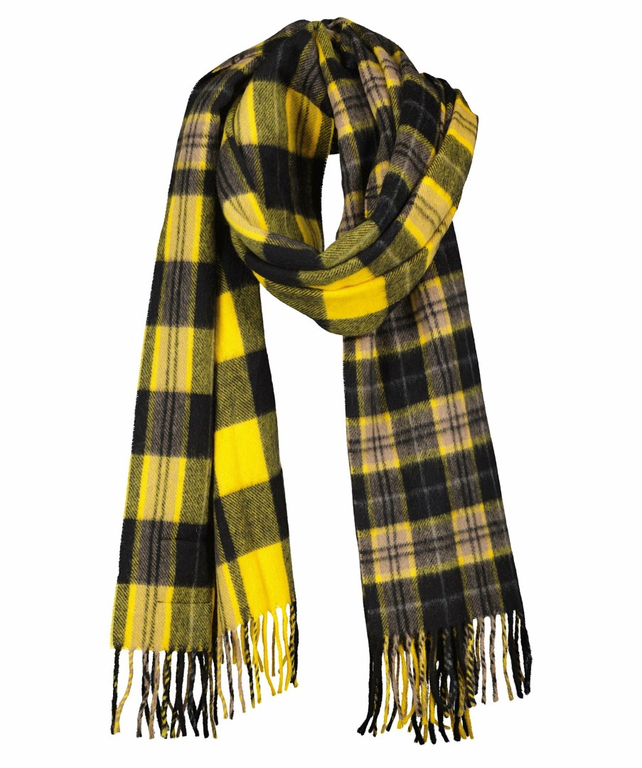 Man J Lindeberg Halsdukar & Scarf | Multi Check Wool Scarf