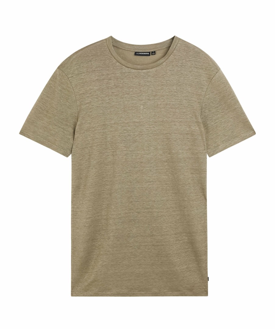 Man J Lindeberg T-Shirts | Coma Linen Tee