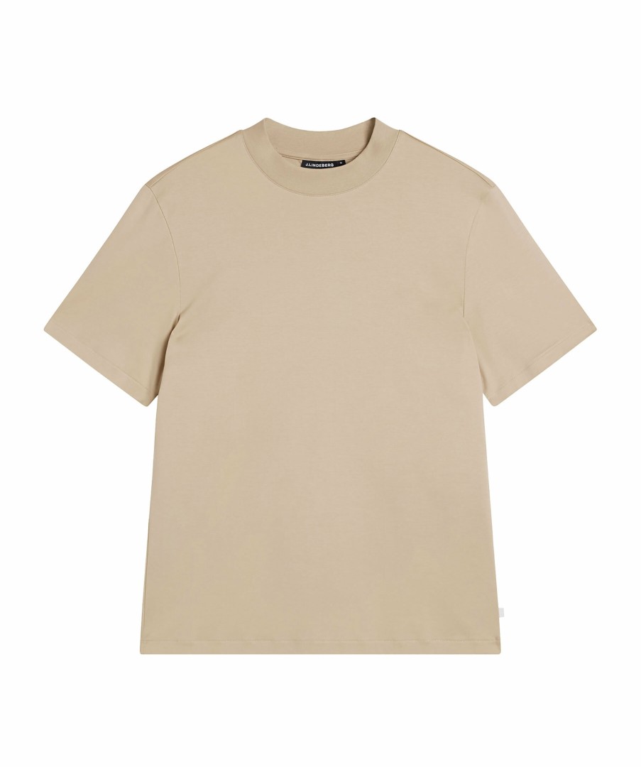 Man J Lindeberg T-Shirts | Ace Mock Neck Tee