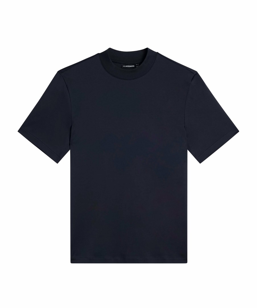 Man J Lindeberg T-Shirts | Ace Mock Neck Tee