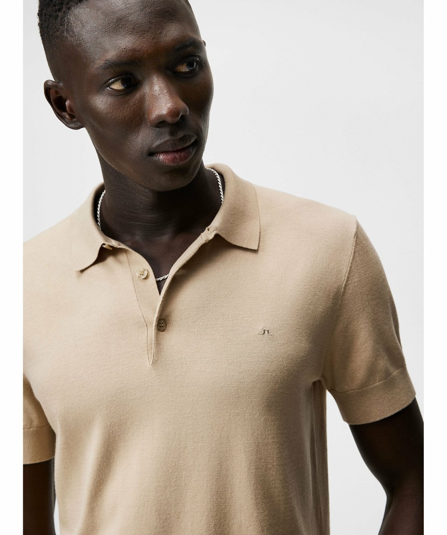 Man J Lindeberg Piketrojor | Ridge Silk Polo