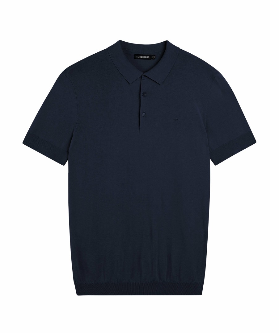 Man J Lindeberg Piketrojor | Ridge Silk Polo