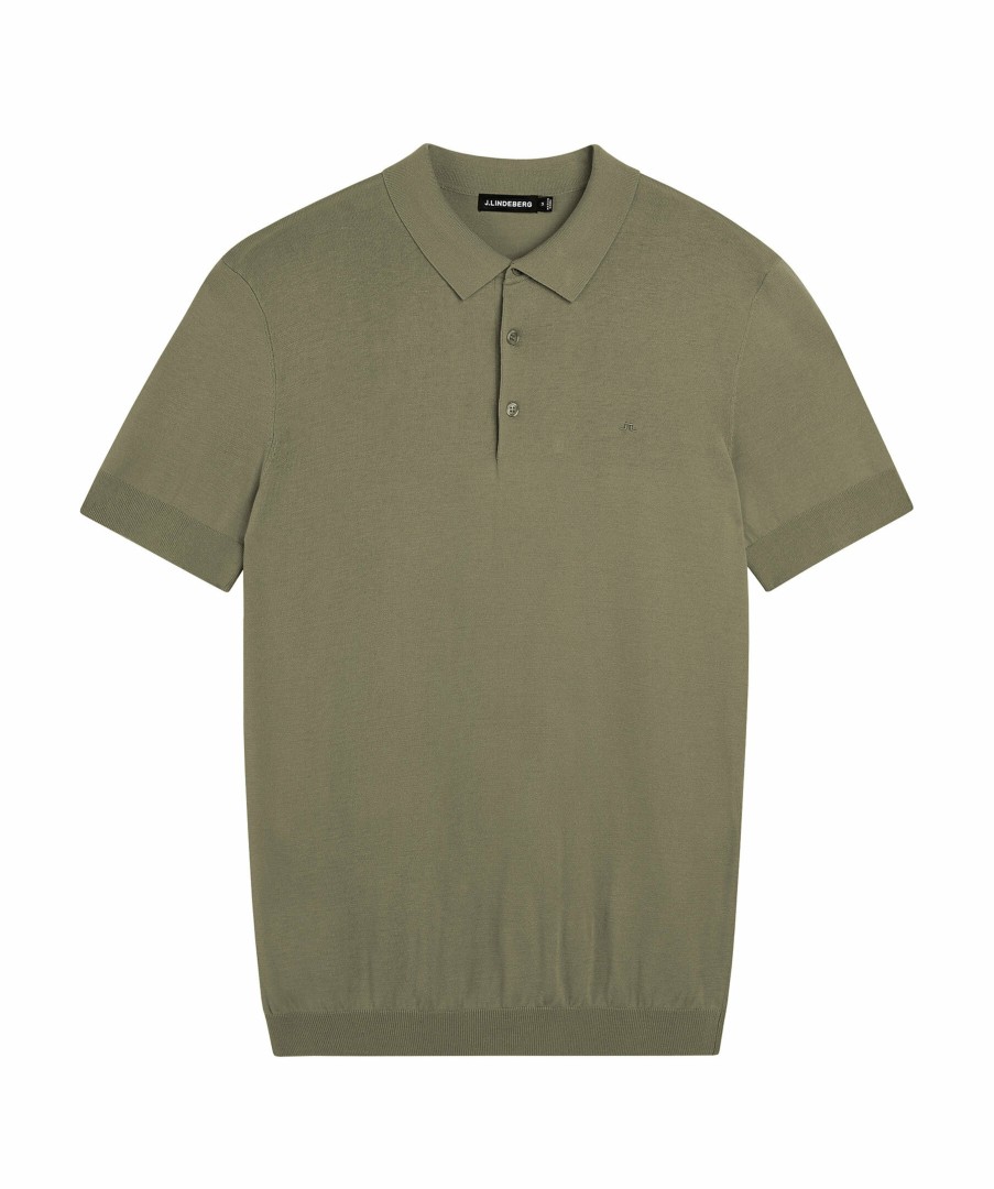 Man J Lindeberg Piketrojor | Ridge Silk Polo