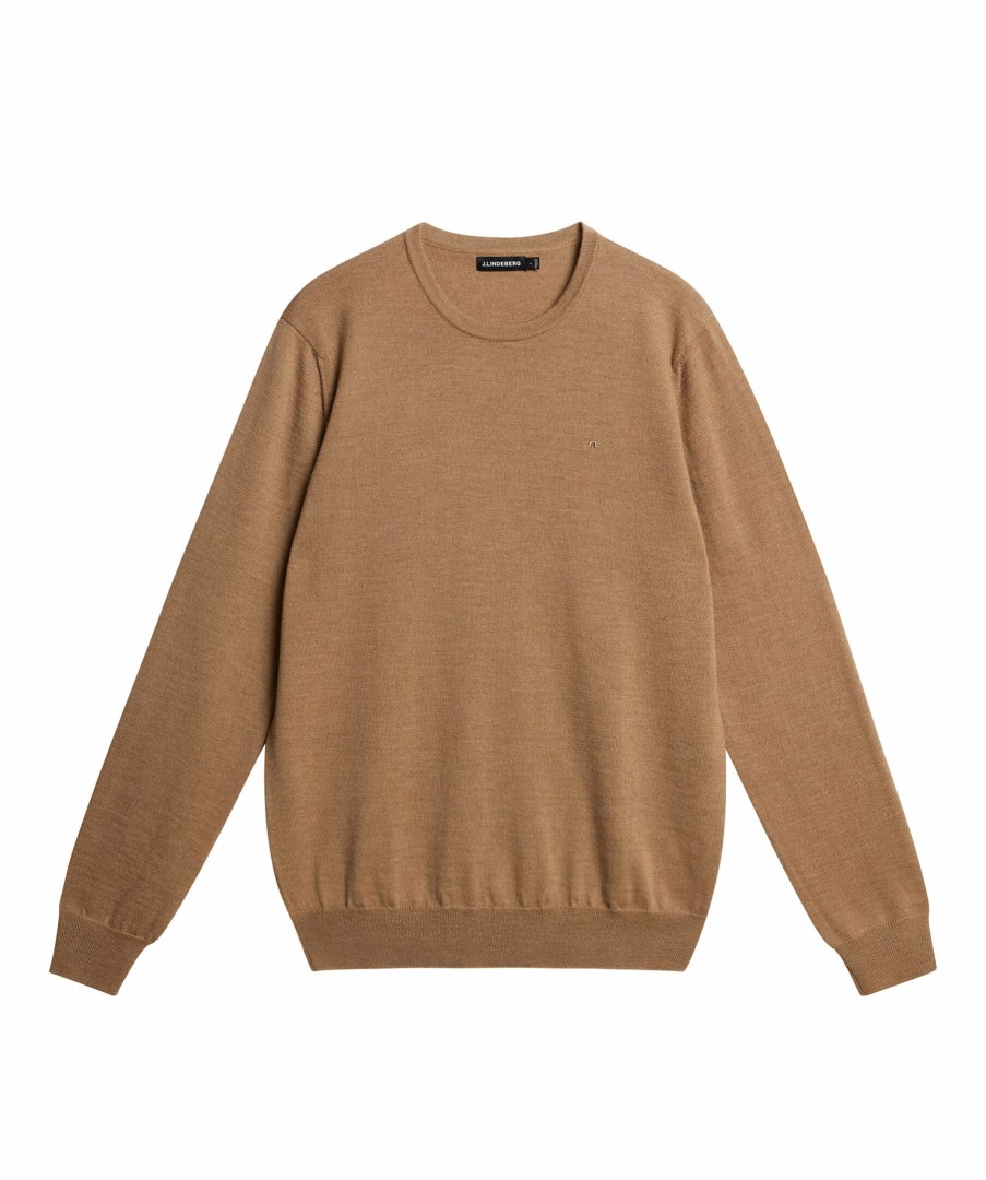 Man J Lindeberg Trojor & Hoodies | Lyle Merino Crew Neck